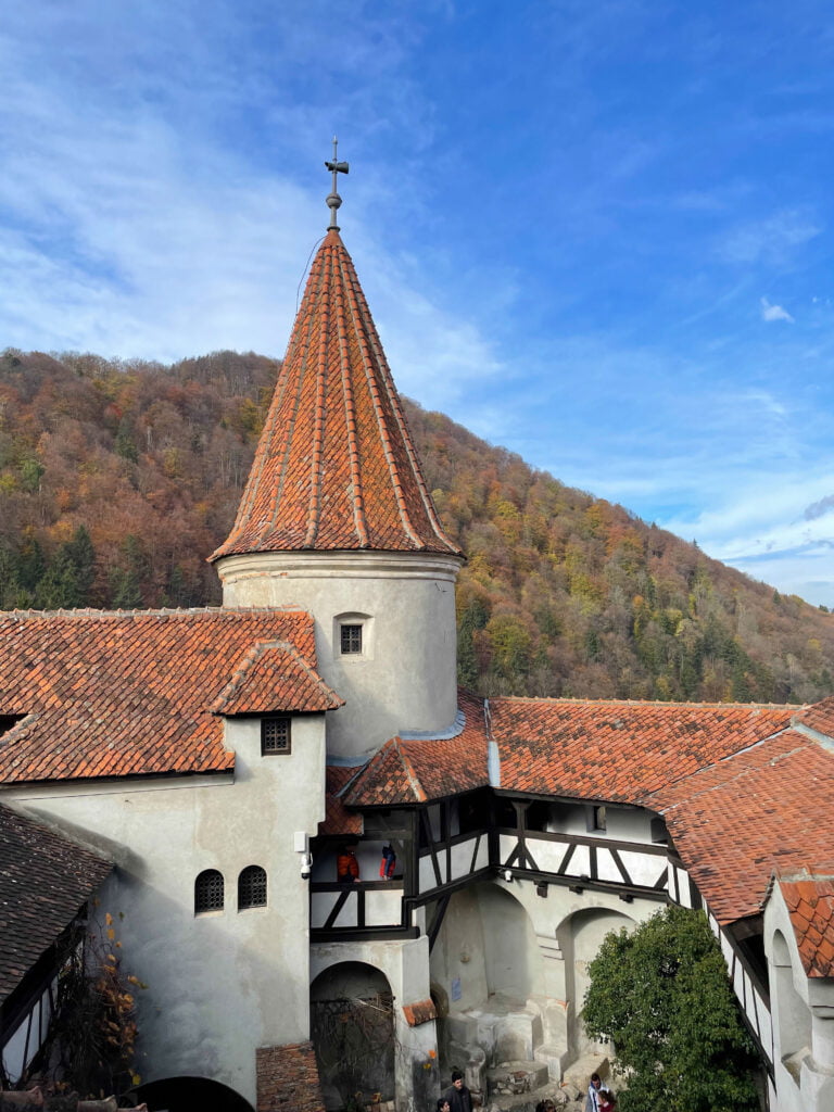 Castello di Bran - foto dal balcone