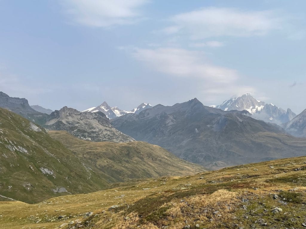Panorama dal Lac Longet